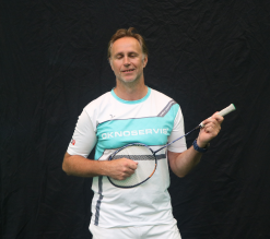 Badmintonový tým SK Kuklenská při tréninku